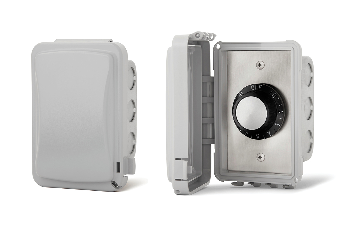 Infratech In Wall Control Assemblies With Weather Proof Cover For Exposed Interior Areas