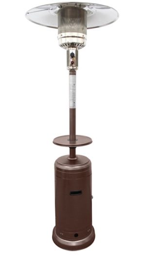 87" Tall Hammered Bronze Portable Liquid Propane Patio Heater