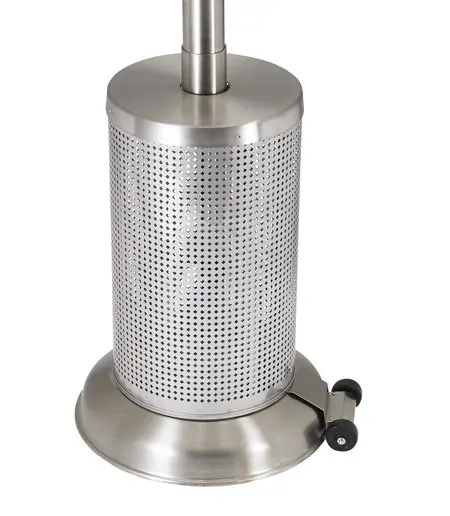 sunglo portable heaters stainless steel tank housing
