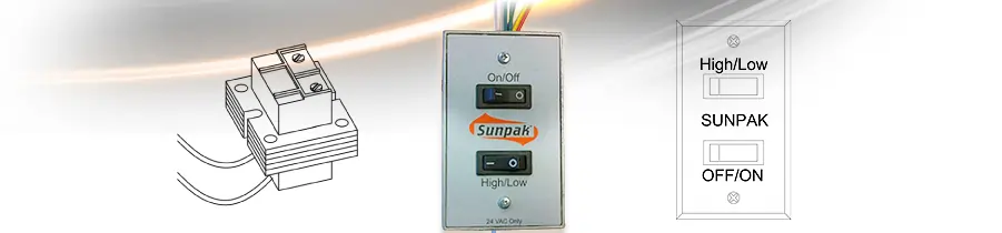 Sunpak 2 stage heater switch diagram