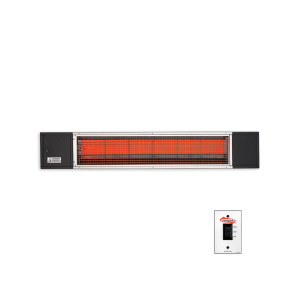 SunPak S34-TSH Two Stage Hard-Wired Black Natural Gas Patio Heater (Open Box)