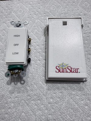 SunStar Glass Heater 3 Position Switch Kit