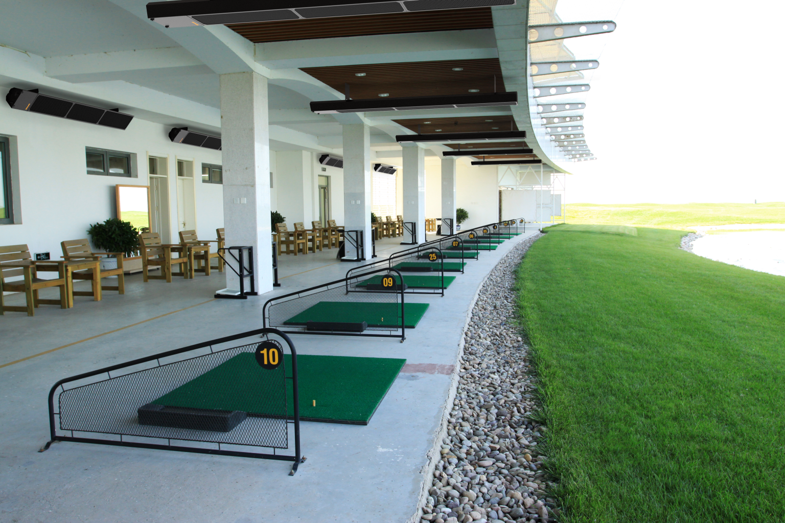 phantomSchwank Series Black Marine Grade Heater Outdoor Patio Heaters