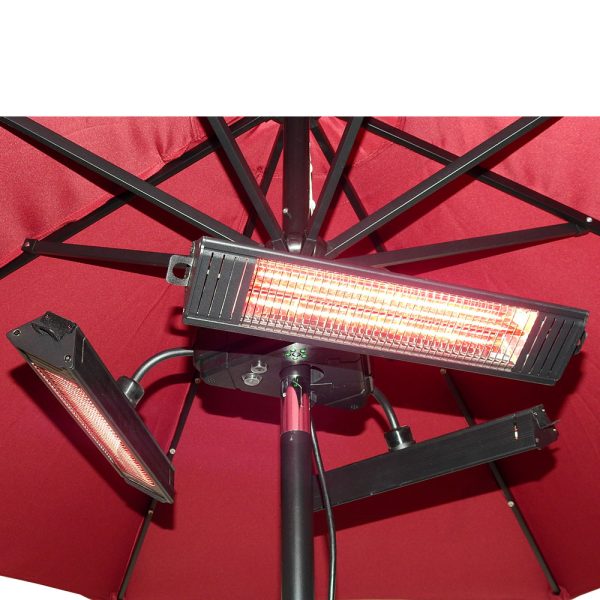 Parasol Black Electric Patio Heater With Remote - Image 2
