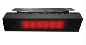 HeatStar Architect Collection Radiant Glass Front Dual Fuel Natural Gas Or Liquid Propane Patio Heater