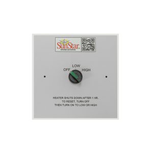SunStar Glass Heater 3 Position Switch Kit with 60 Minute Timer